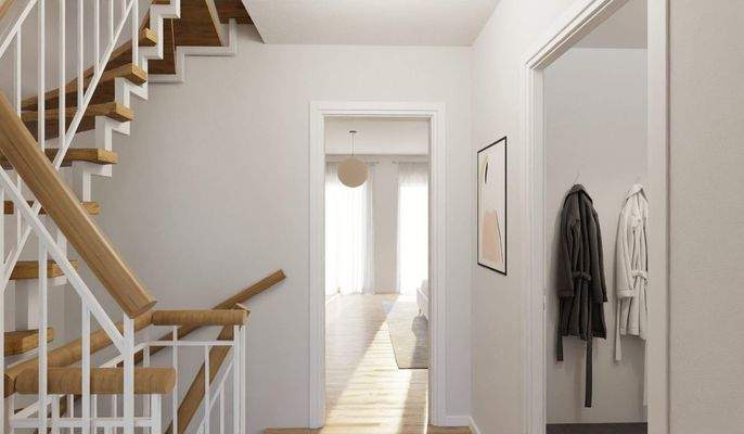 Heller und freundlicher Flur