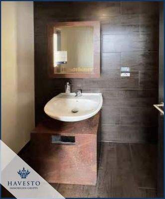 Blick in den Sanitärbereich