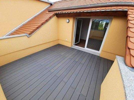 Dachterrasse zur Küche
