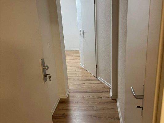 Eingang zu einem der Bürotrakte