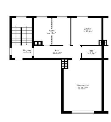 Grundriss 3. Obergeschoss