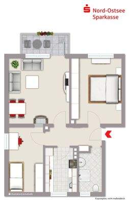 Grundriss Wohnung