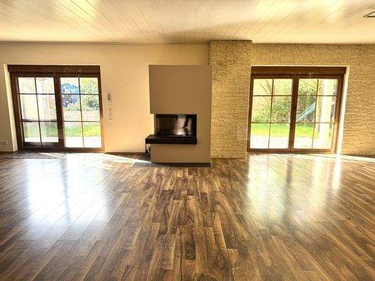 Wohnzimmer Blick in den Garten