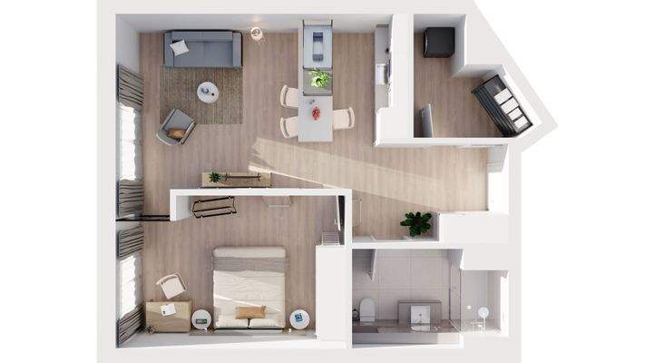 HAVENS LIVING Frankfurt Apartment Zen