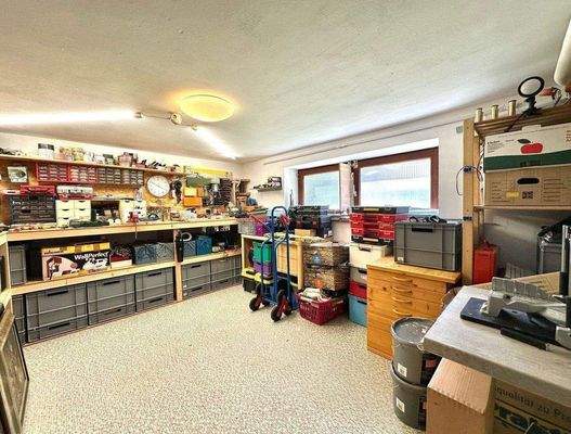 Werkstatt/Hobbyraum Keller