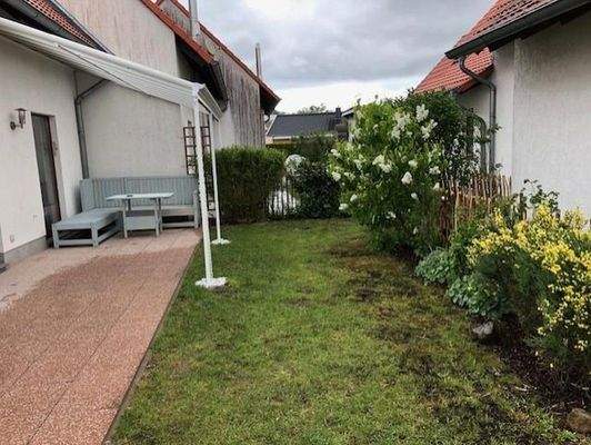 Terrasse teil überdacht 