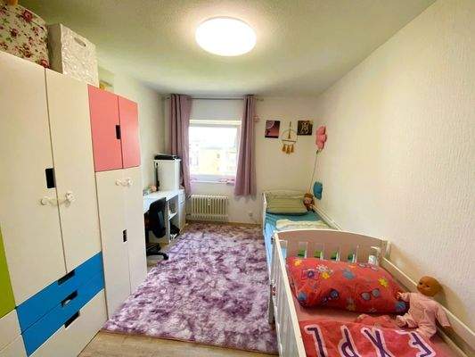 Kinderzimmer gen Osten ausgerichtet