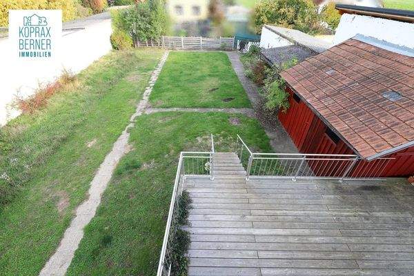 Garten - Ausblick Balkon