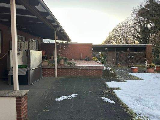 Ansicht Terrasse EG links