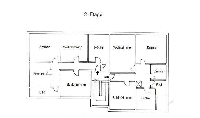 Grundriss 2. Etage