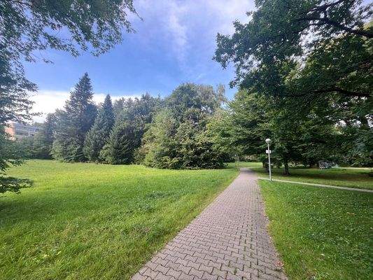 Grünanlage direkt nebenan