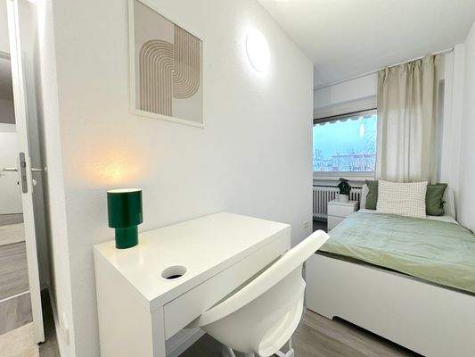 Moderne WG-Zimmeransicht