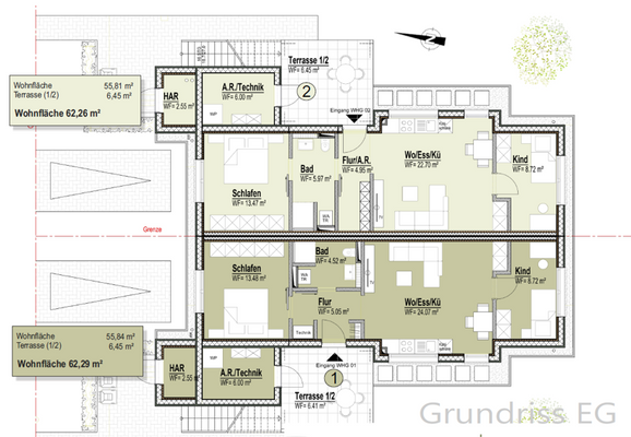 Grundriss EG