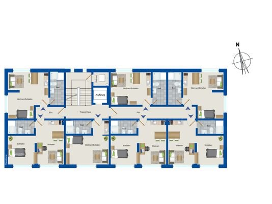 Grundriss 1. Obergeschoss