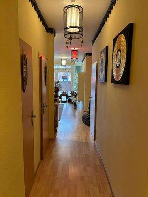 Zwischen den Behandlungsräumen