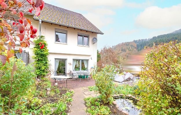 Außenansicht Süd mit Garten