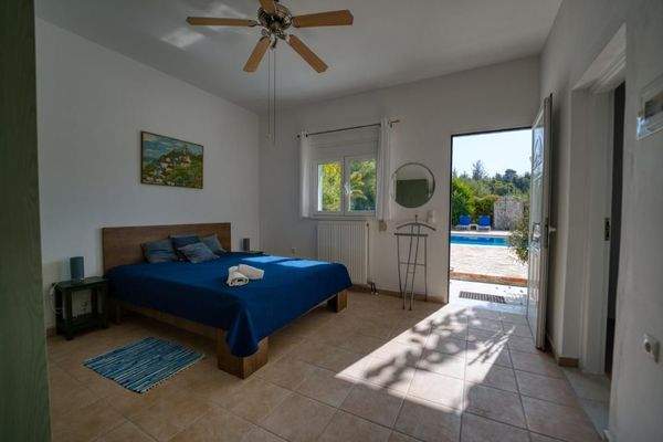 Kreta, Douliana: Faszinierendes Haus mit Meer- und Bergblick