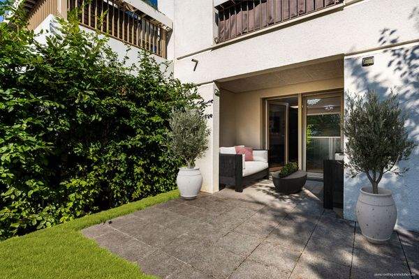 visualisierte Terrasse