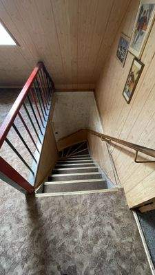 Treppe vom Dachgeschoss