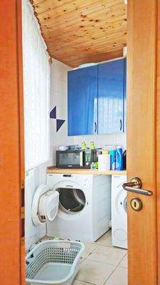 ...und dem Hauswirtschaftsraum!