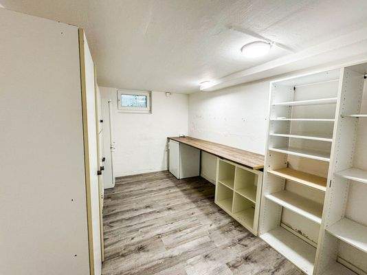Eigener Abstellraum im Keller