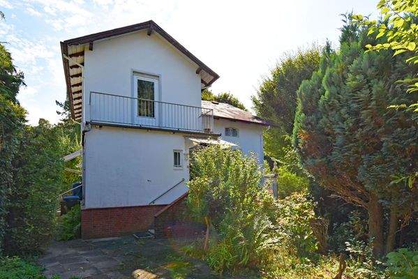 rückwärtige Hausansicht