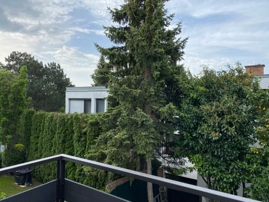 Blick vom Balkon