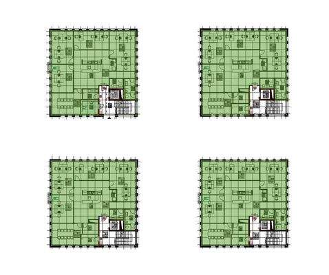 Gebäude A - Erdgeschoss - 3. Obergeschoss