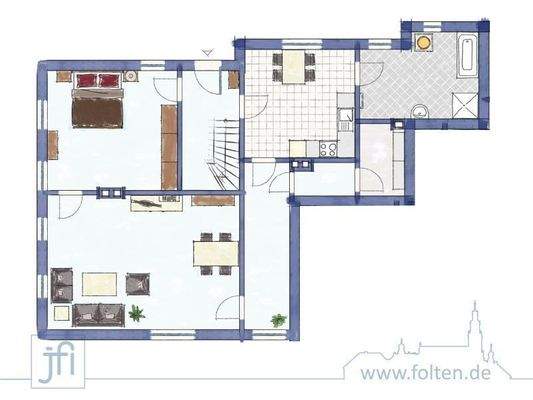 ZFH Whg vorne Grundriss Erdgeschoss