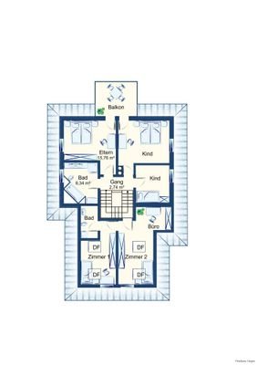 Grundriss OG Vermarktung