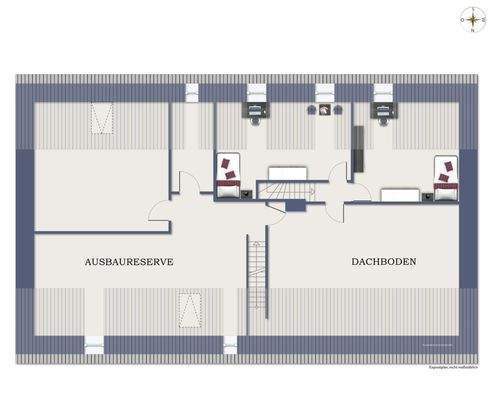 DACHGESCHOSS mit Ausbaureserve