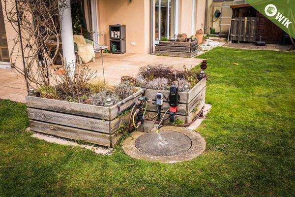 Zisterne und Brunnen...