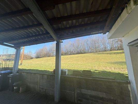 Natur direkt angrenzend