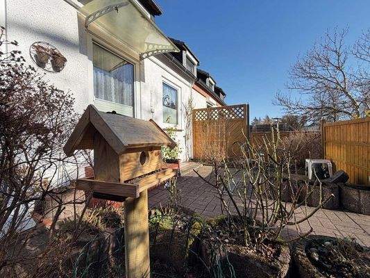 Blick auf die Terrasse