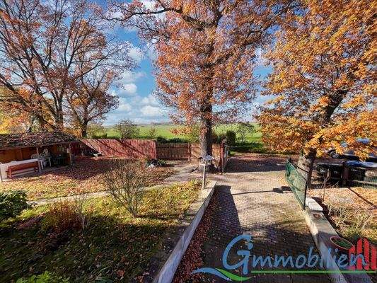 Blick aus dem Schlafzimmer