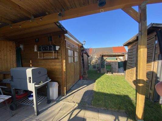 überdachte Terrasse