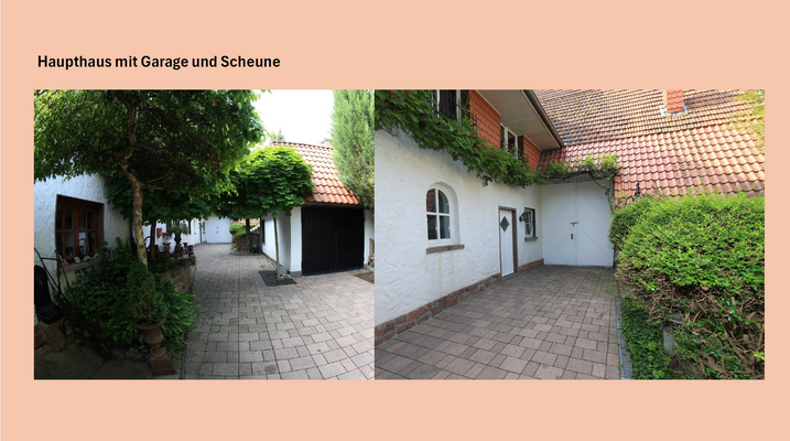 2. Haupthaus mit Garage und Scheune