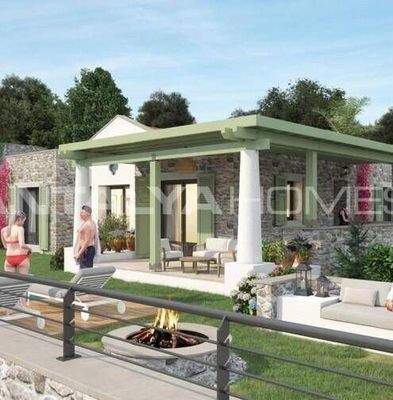 Houses with Private Pools and Sea Views in Bodrum Gumusluk