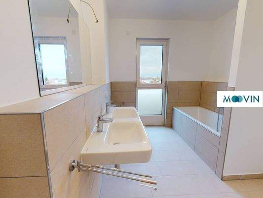 Ansicht I: Hauptbadezimmer