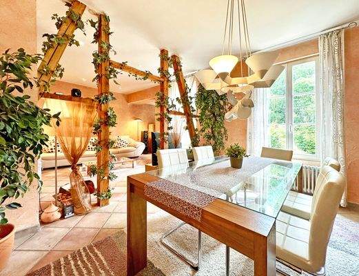 Essbereich mit mediterranem Flair