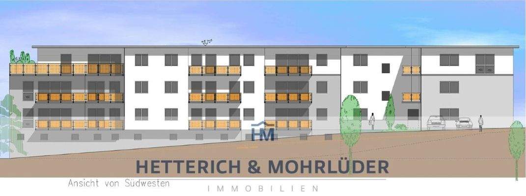 Mögliche Bauplanung_Ansicht Südwesten