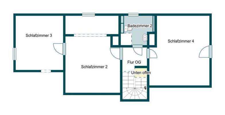 Grundriss Skizze 2.OG