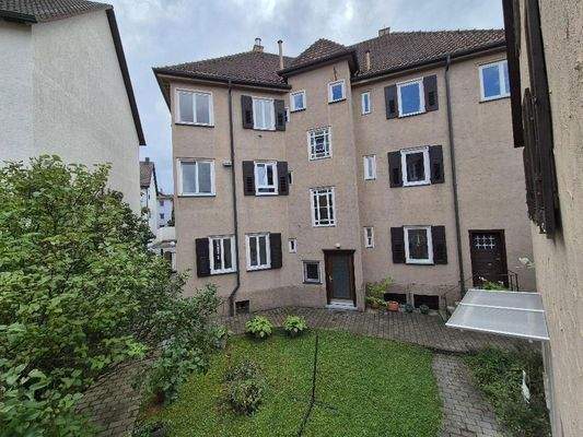 Terrasse Blick in Garten