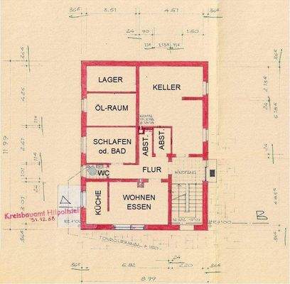 Grundriss Untergeschoss