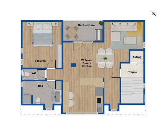 Grundriss Dachgeschoss