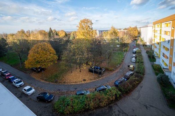 Draufsicht Parkplätze