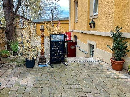 Zugang zum Restaurant