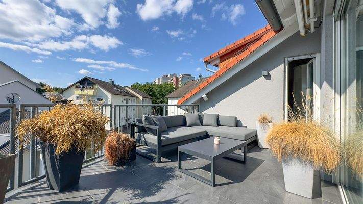 Dachterrasse - unten