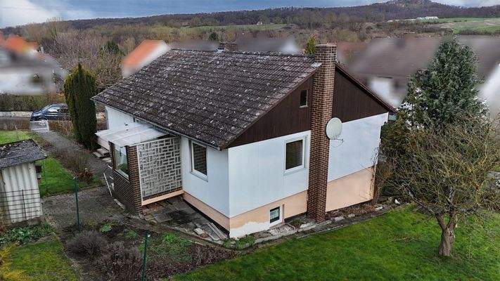 Seitenansicht Drohne