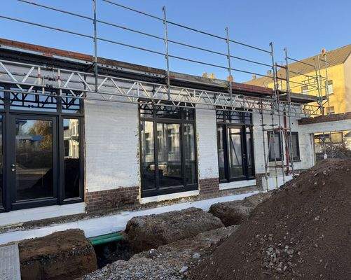 Hofansicht Bauzustand